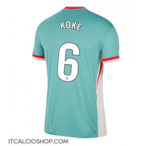 Atletico Madrid Koke #6 Seconda Maglia 2024-25 Manica Corta